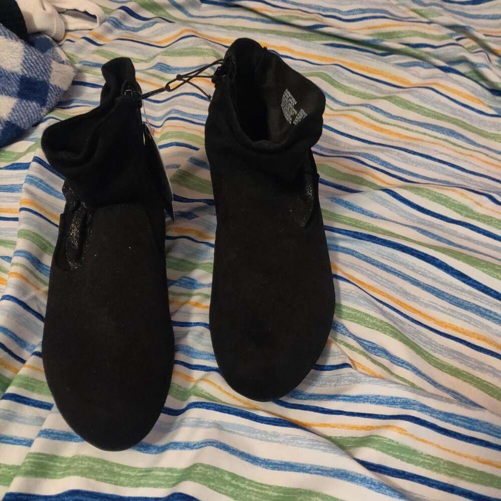 Wonder Nation Kids' Black Boots